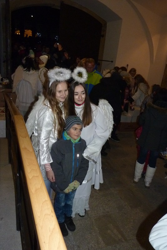 Mikuláš a rozsvěcení vánočního stromu 3.12.2017 Zábřeh