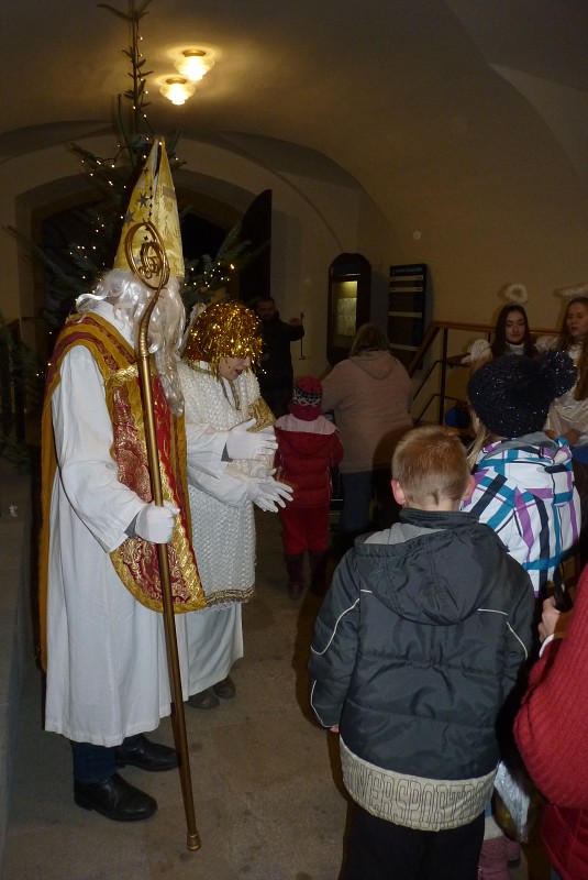 Mikuláš a rozsvěcení vánočního stromu 3.12.2017 Zábřeh