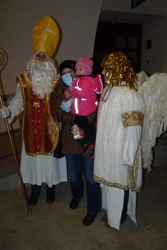 Mikuláš a rozsvěcení vánočního stromu 3.12.2017 Zábřeh