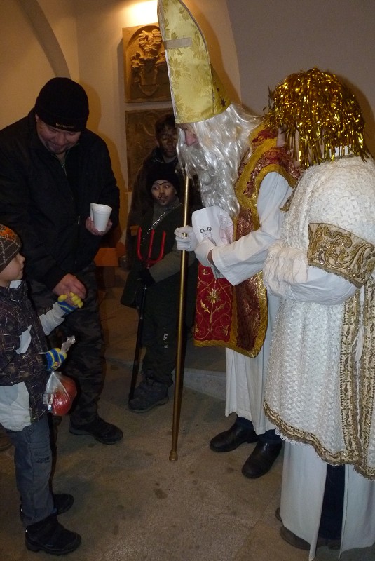 Mikuláš a rozsvěcení vánočního stromu 3.12.2017 Zábřeh